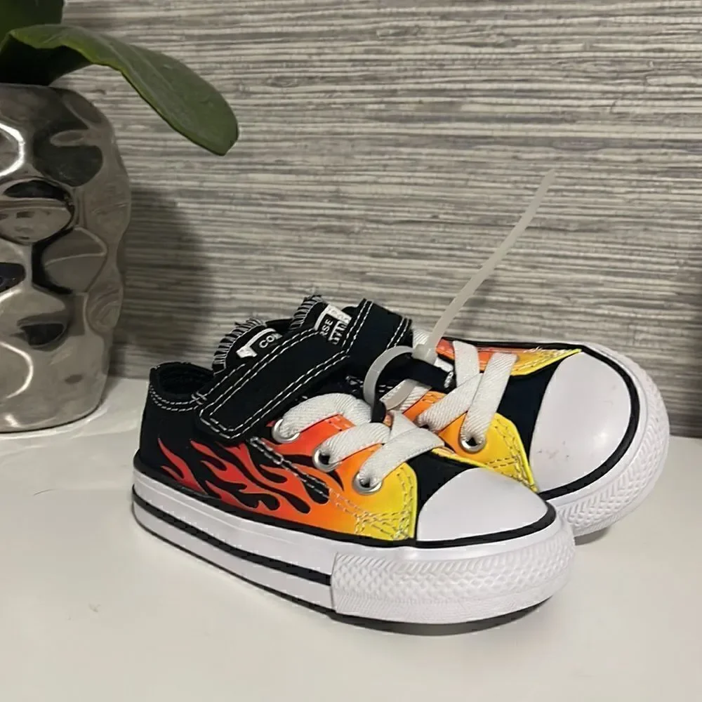 Converse | Chuck Taylor All Star 1V Lo Flames Toddler Shoes